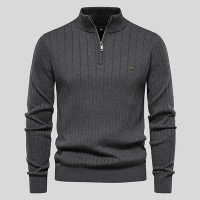 Aiden - Quarter Zip Neck Sweater