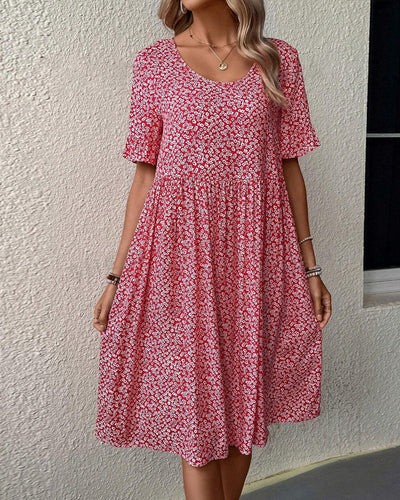 Gabriella - Elegant Floral Midi Dress for Women
