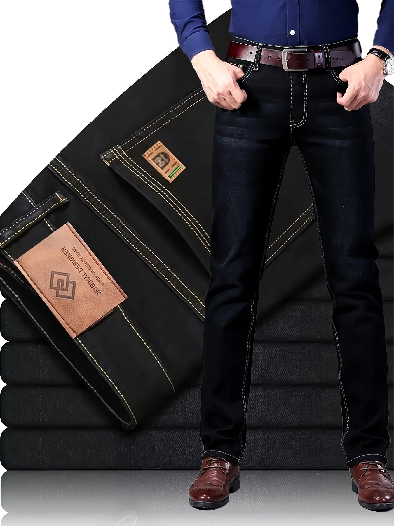 Denmar – Straight-Leg Denim Jeans