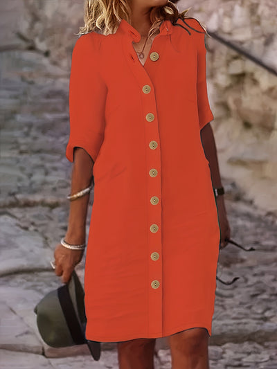 Adele – Button-Down Shirt Dress