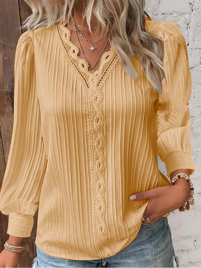 Alison – Collared Ribbed Knit Sweater