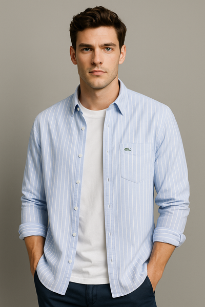 Michael – Striped Button-Up Shirt