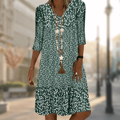 Ursula – Floral Print Midi Dress