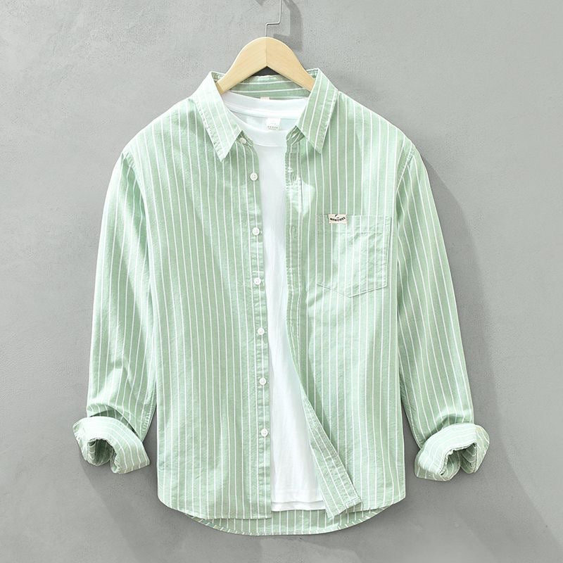 Michael – Striped Button-Up Shirt