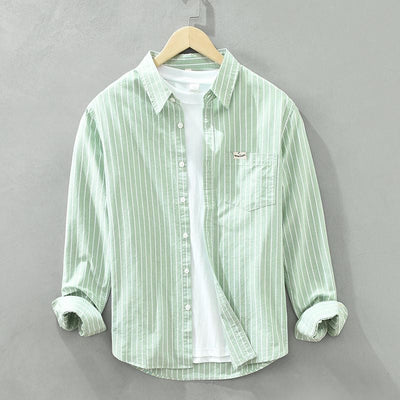 Michael – Striped Button-Up Shirt