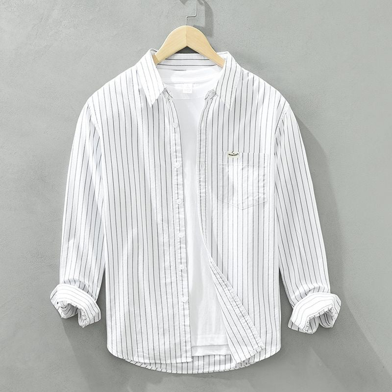 Michael – Striped Button-Up Shirt
