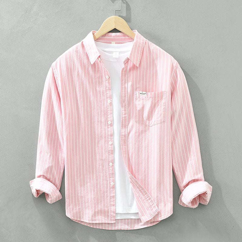 Michael – Striped Button-Up Shirt