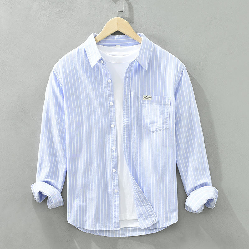 Michael – Striped Button-Up Shirt