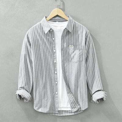 Michael – Striped Button-Up Shirt
