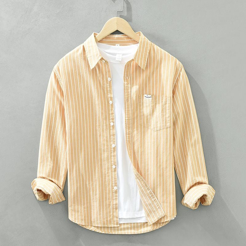 Michael – Striped Button-Up Shirt