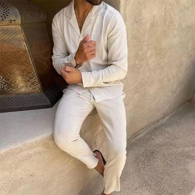 Solaro | Men's Summer Linen Set