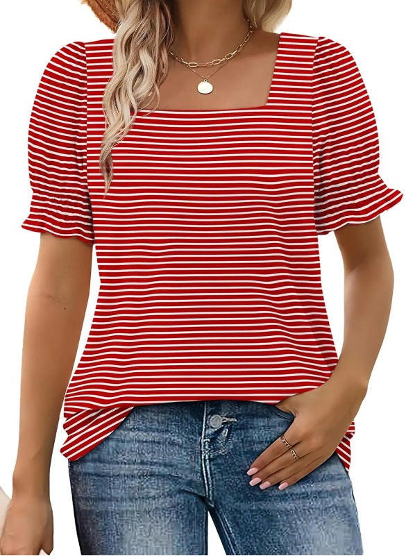 Eira – Square Neck Puff Sleeve Top