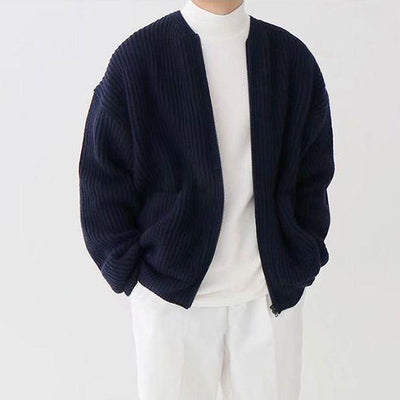 Rey – Ribbed Zip-Up Jacket