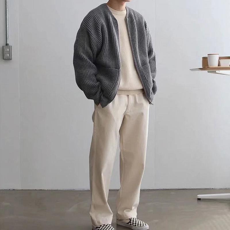 Rey – Ribbed Zip-Up Jacket