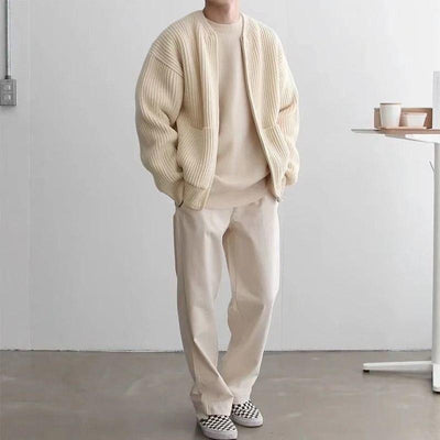 Rey – Ribbed Zip-Up Jacket