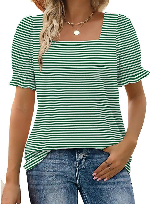 Eira – Square Neck Puff Sleeve Top