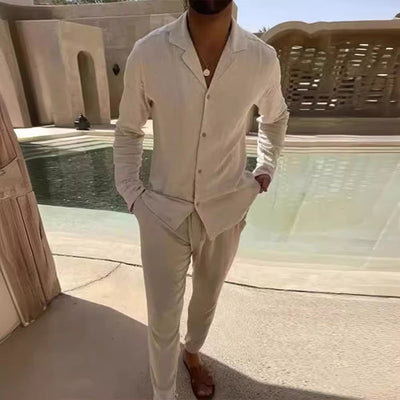 Solaro | Men's Summer Linen Set