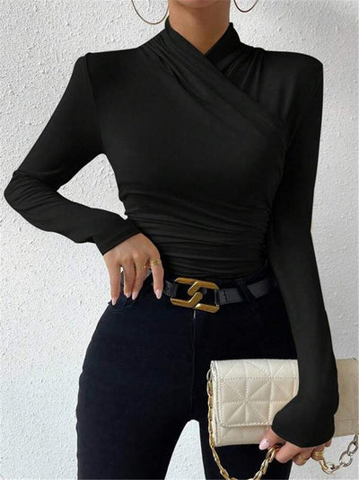 Angela – Elegant Wrap-Style Top