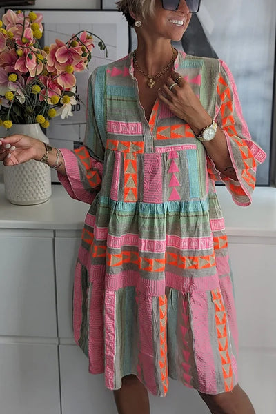 Julia – Tiered Swing Dress