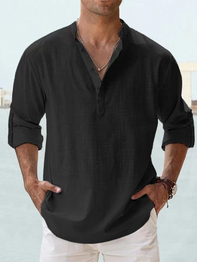 Harvey™ | Breathable Linen Shirt
