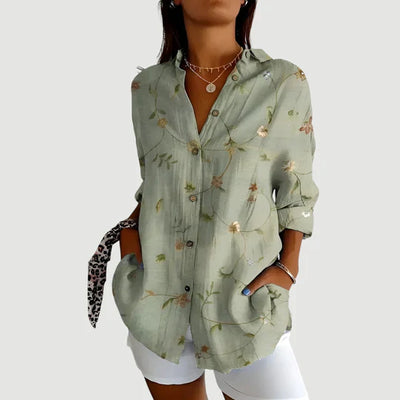 Maja™ | Blouse with colourful design