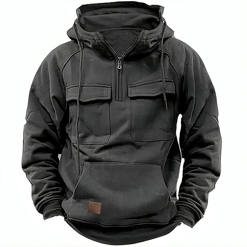 Xavier - Comfortable Hoodie with Zipper