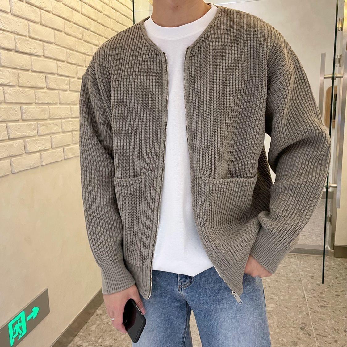Rey – Ribbed Zip-Up Jacket