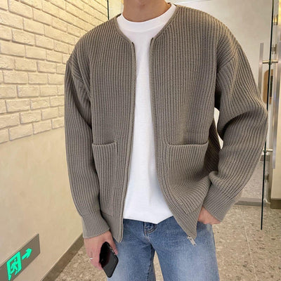 Rey – Ribbed Zip-Up Jacket
