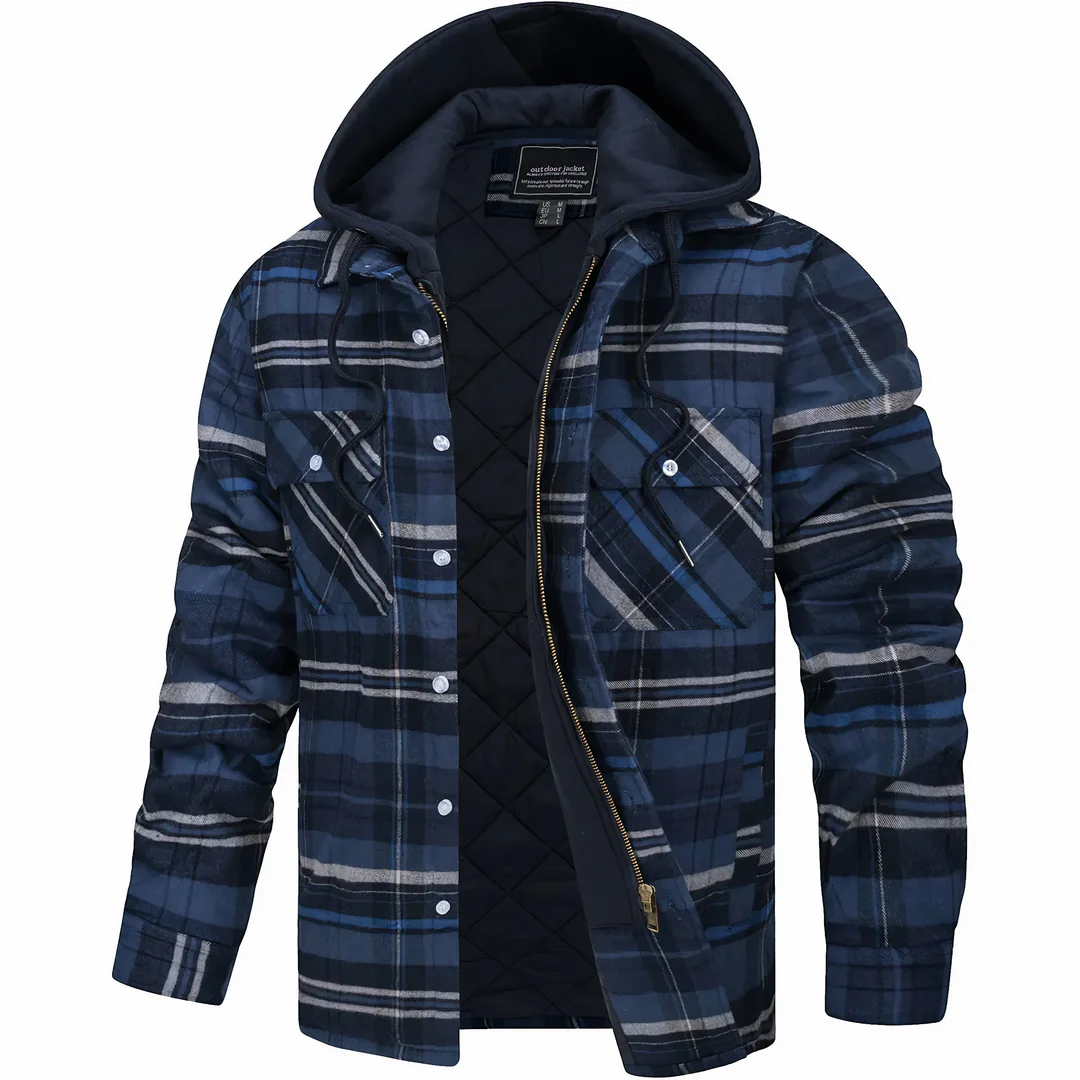 Jackson - Checkered Zip-Up Jacket