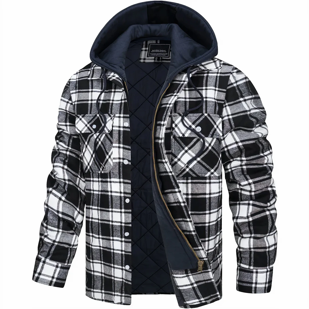 Jackson - Checkered Zip-Up Jacket