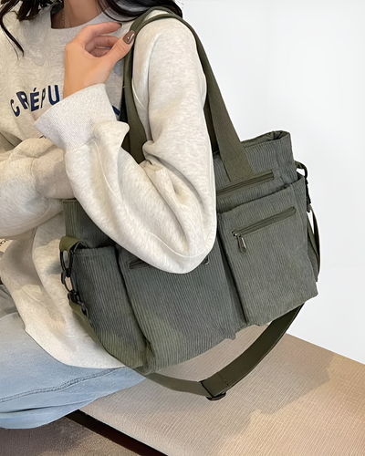 Ysabeline – Corduroy Utility Tote Bag