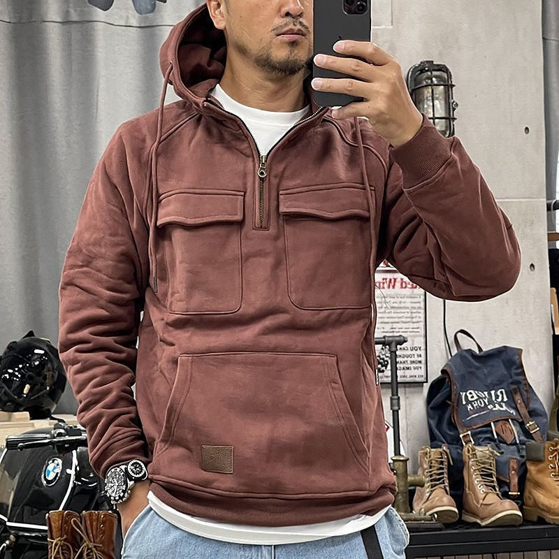 Xavier - Comfortable Hoodie with Zipper