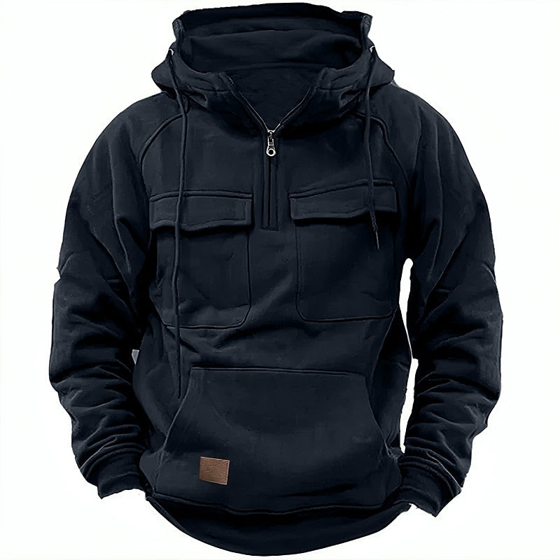 Xavier - Comfortable Hoodie with Zipper